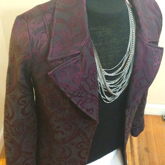 Silver Multi-Strand Chain Necklace - Picture 3 of 3